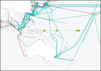 Conexões Ásia e Austrália